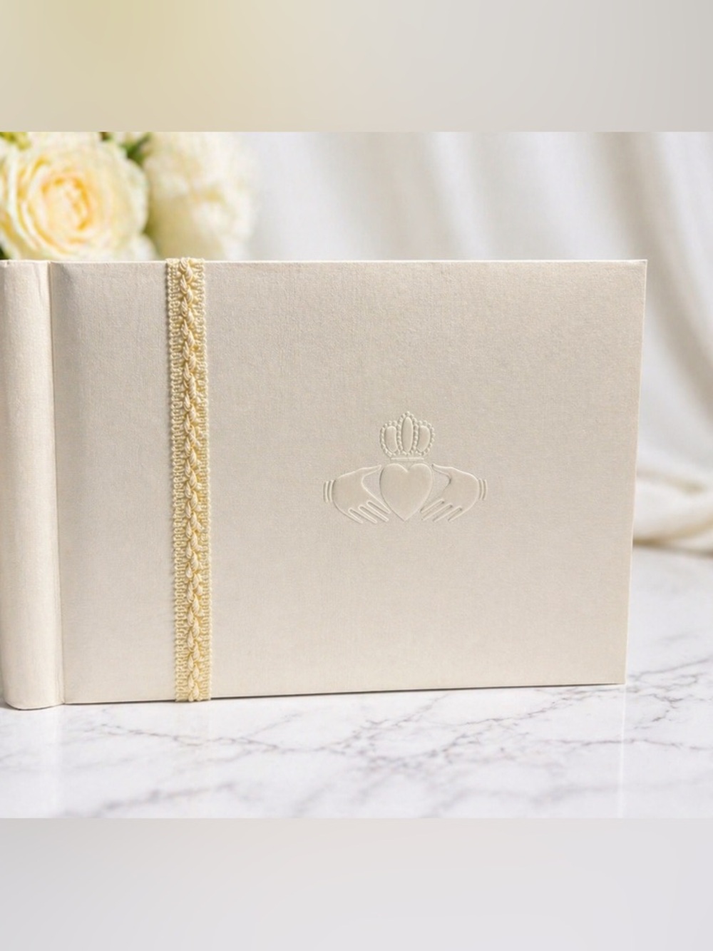 Creative Memories 12x12 Claddagh Album Ivory Scrapbook RegentBound New